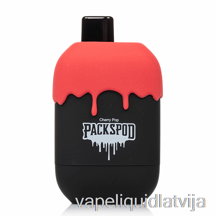 Packwood Packspod 5000 Vienreizējās Lietošanas Black Cherry Gelato (cherry Pop) Vape šķidrums